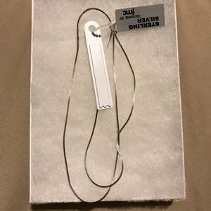 Sterling silver Plain Necklace